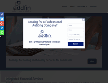 Tablet Screenshot of addfin.co.za